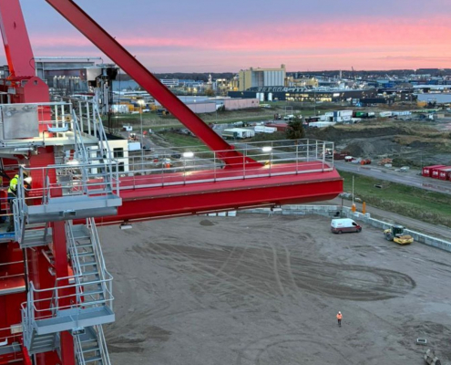 Mittelspannungsanschlüsse Containerkran- Becker & Hüser Sonsbeck